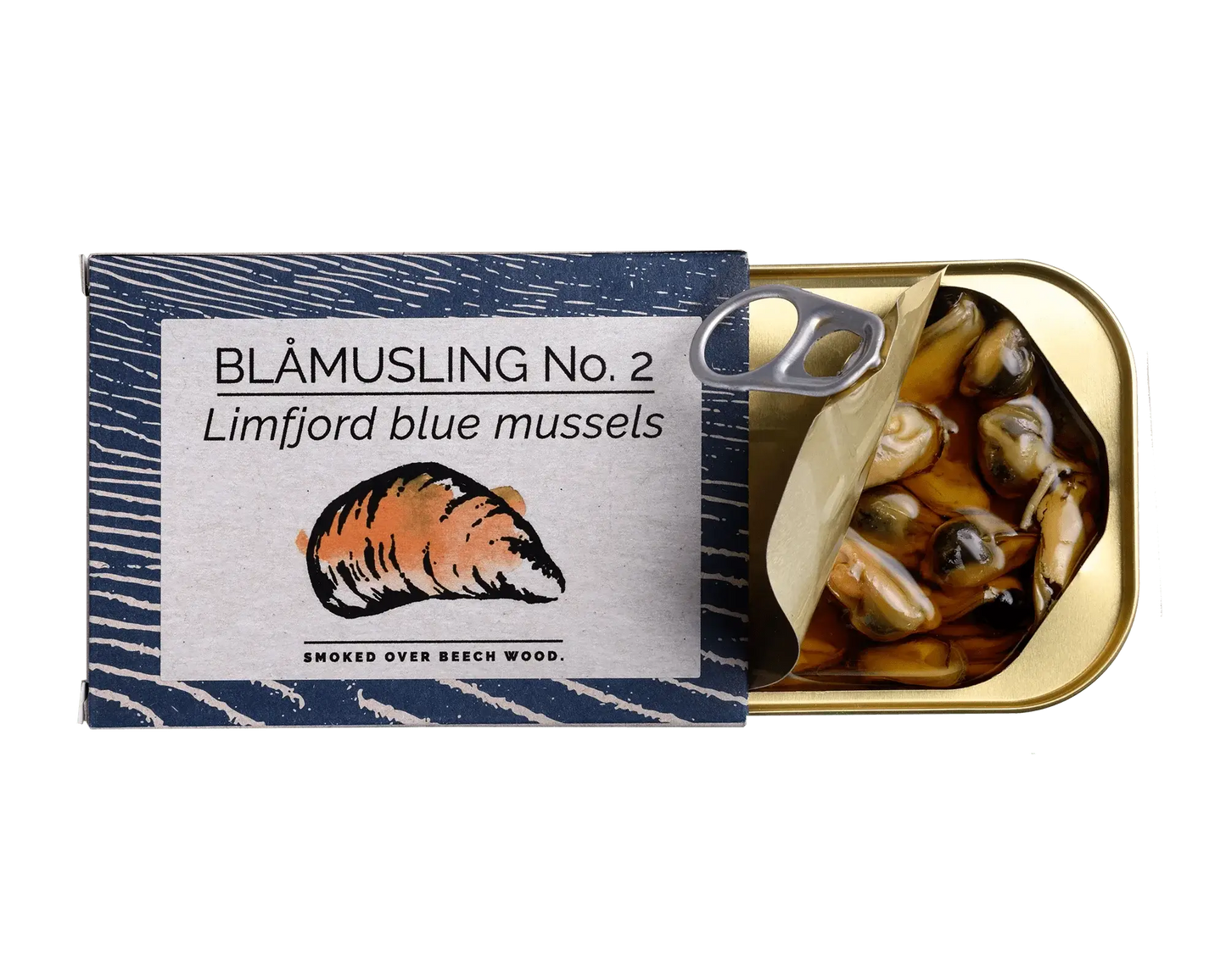 FANGST LIMFJORD SMOKED BLUE MUSSELS IN OIL
