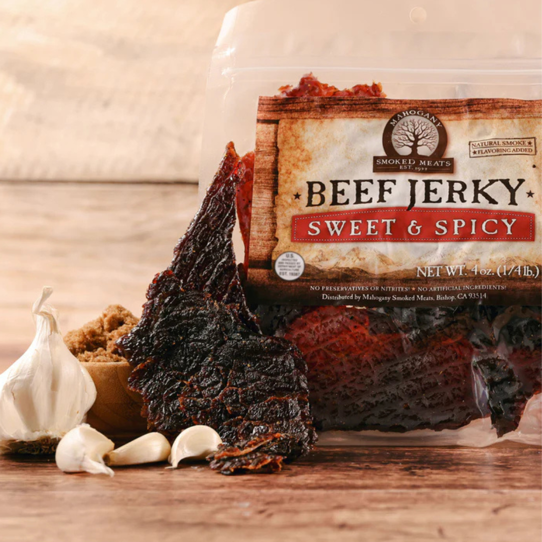 MAHOGANY SWEET & SPICY BEEF JERKY
