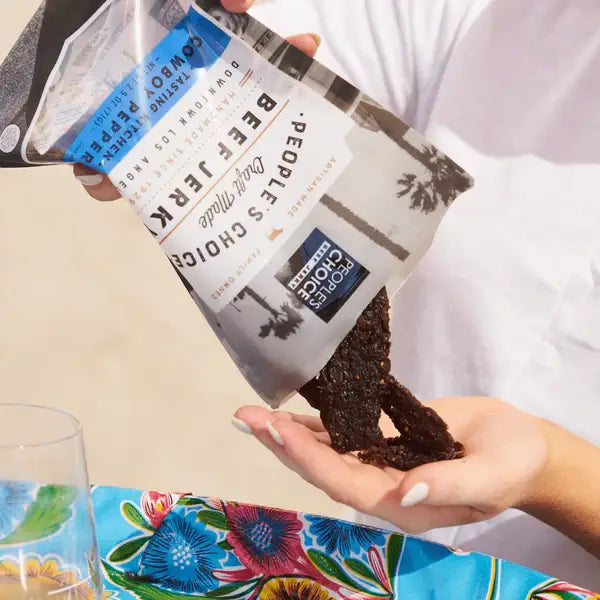 PEOPLE'S CHOICE - COWBOY PEPPERED BEEF JERKY 2oz