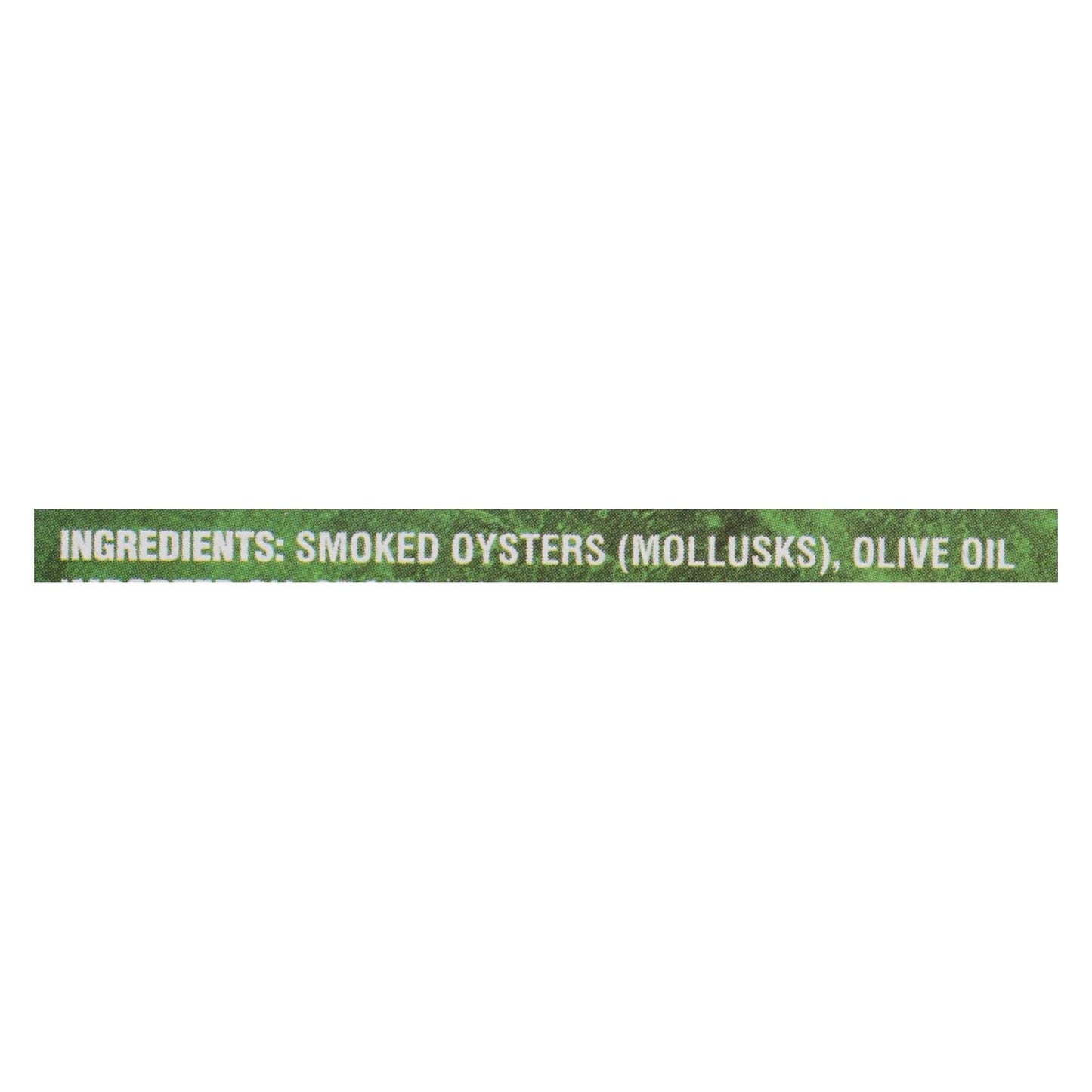 CROWN PRINCE SMOKED OYSTERS IN OLIVE OIL