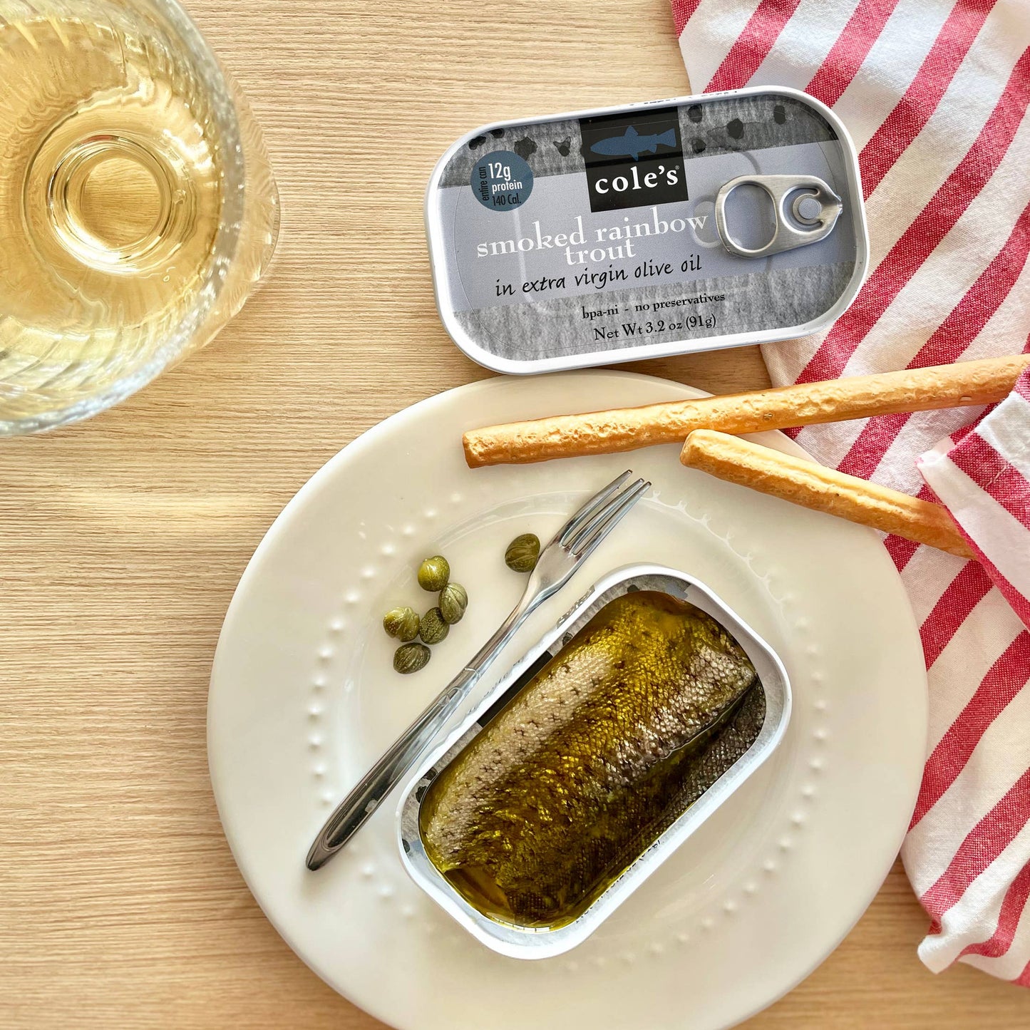 SMOKED RAINBOW TROUT FILLET WITH EVOO