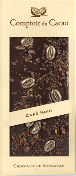 Comptoir du Cacao Dark chocolate bar w/ coffee