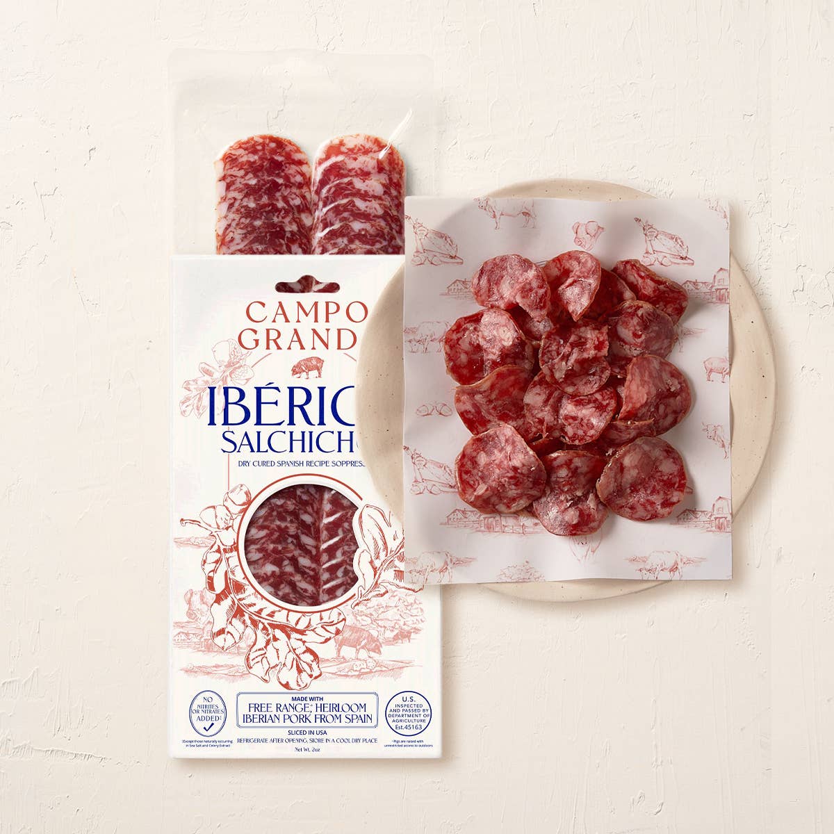 Sliced Ibérico Salchichón