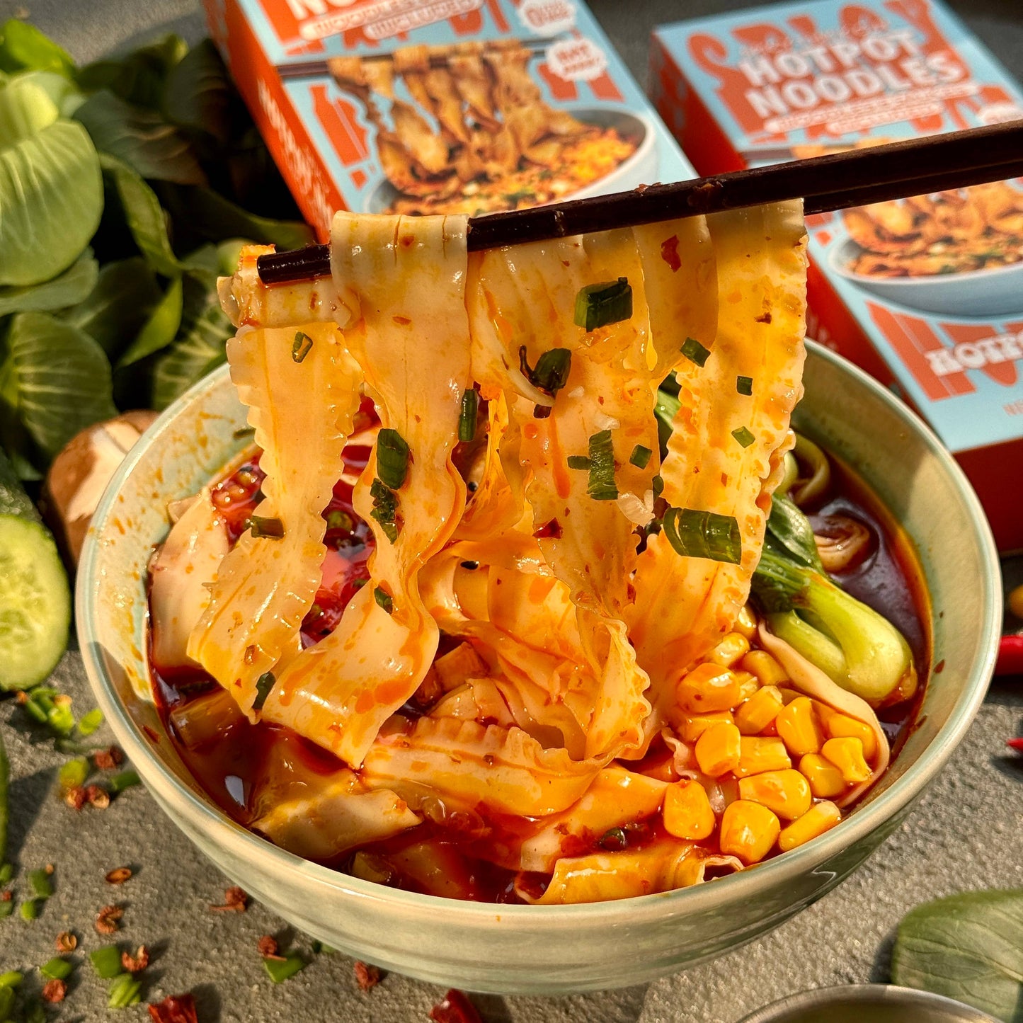 SPICY THICK CUT HOTPOT NOODLES