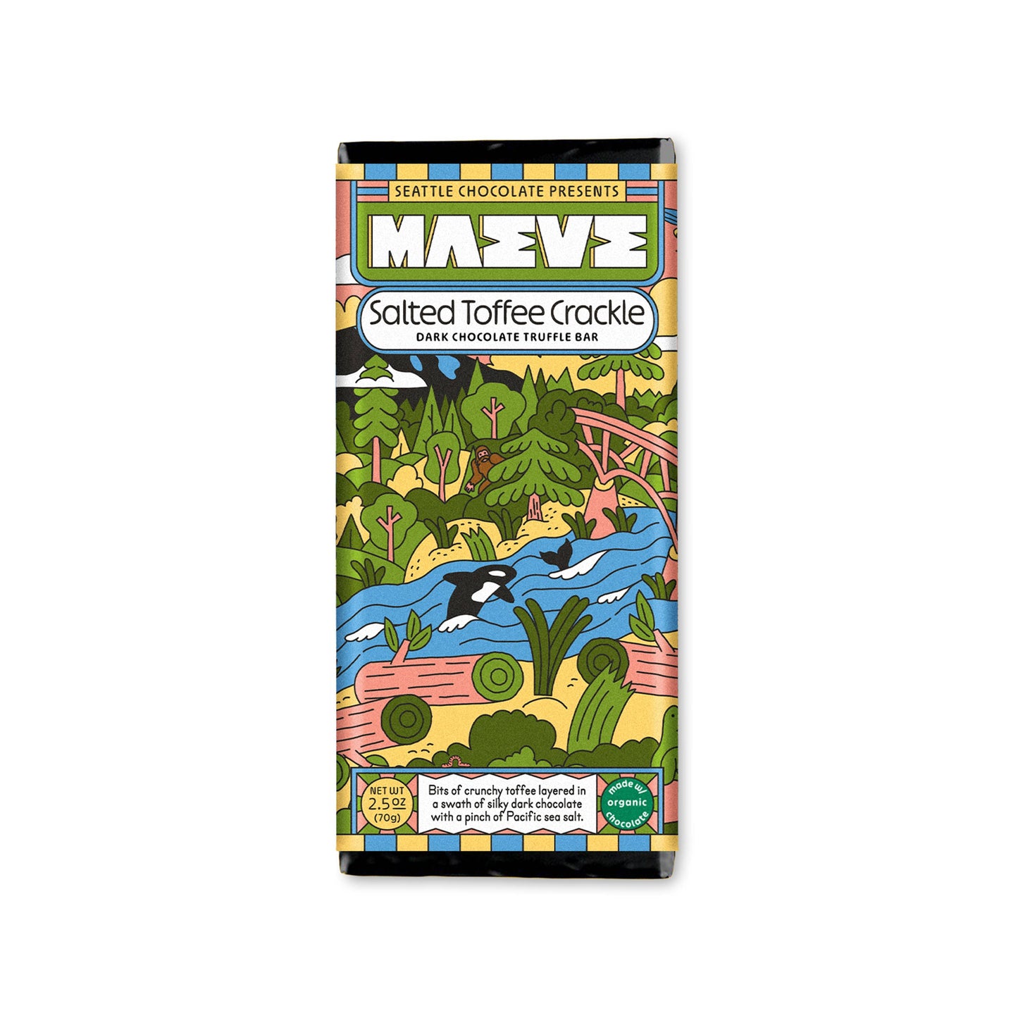 MAEVE SALTED TOFFEE CRACKLE TRUFFLE BAR