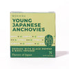 BOKKSU JAPANESE SHIRASU ANCHOVIES WITH BLACK PEPPER AND BASIL-INFUSED OIL