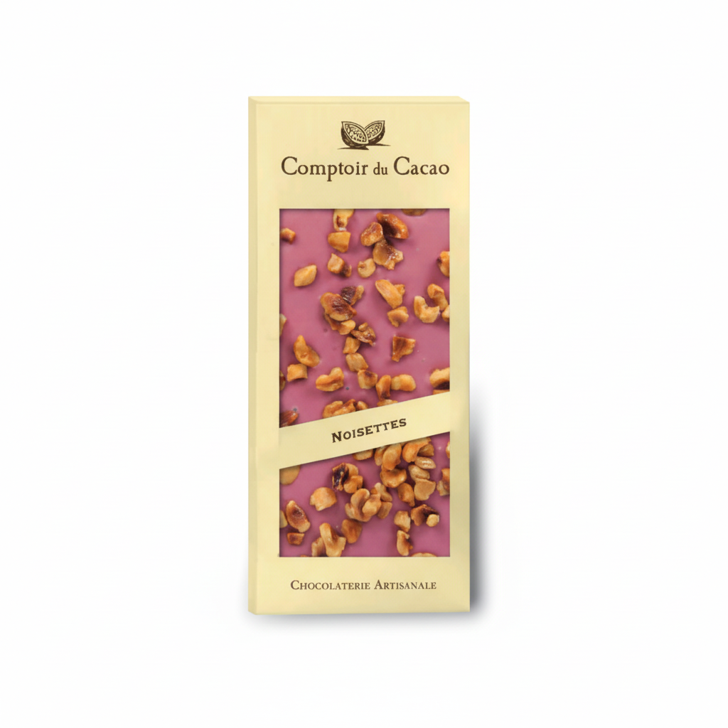 RUBY COCOLATE BAR w/ HAZELNUTS