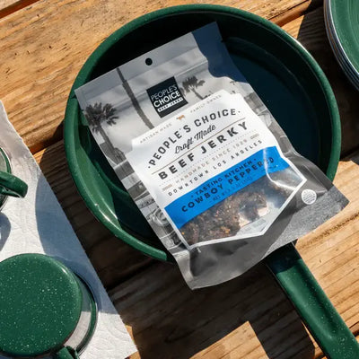 PEOPLE'S CHOICE - COWBOY PEPPERED BEEF JERKY 2oz