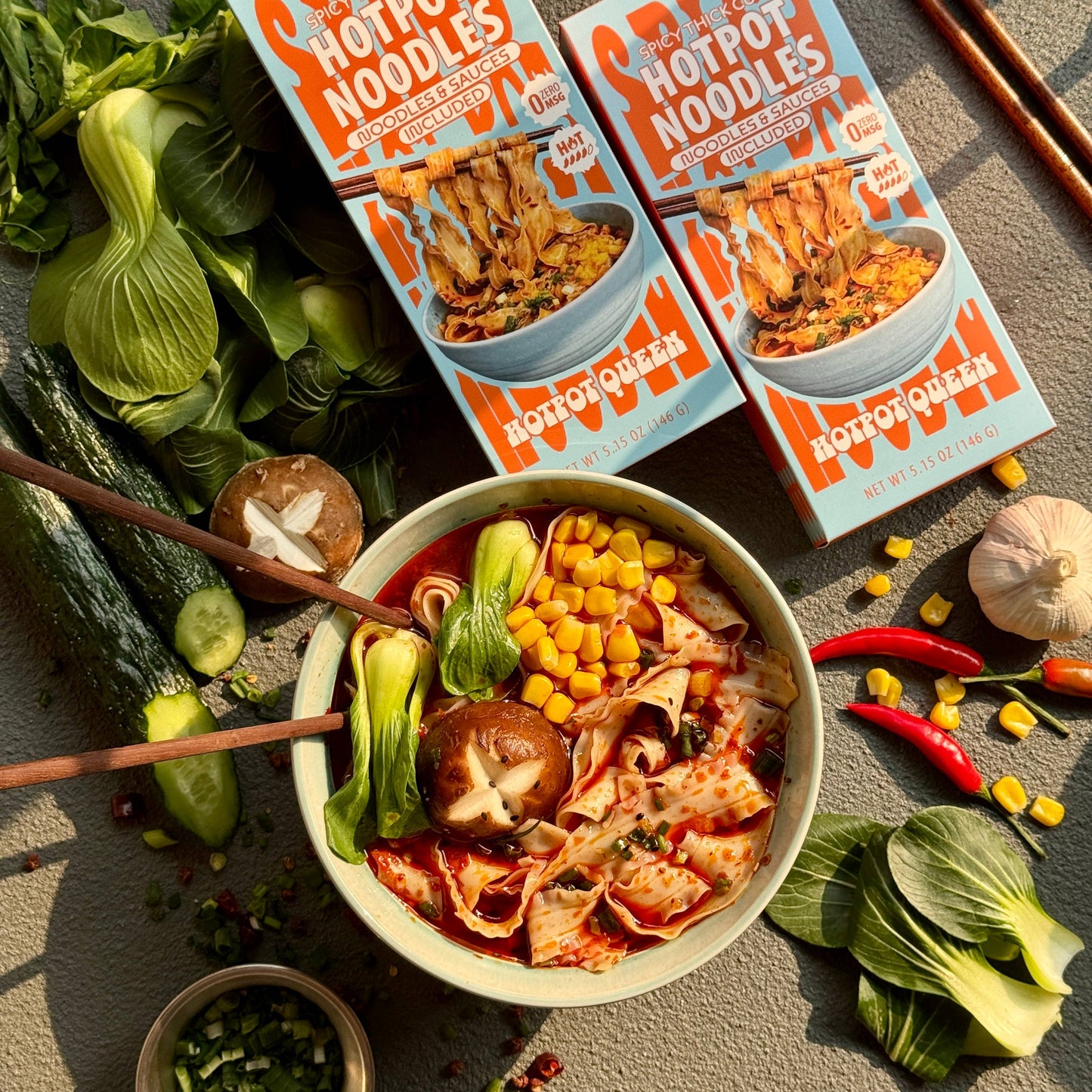 SPICY THICK CUT HOTPOT NOODLES