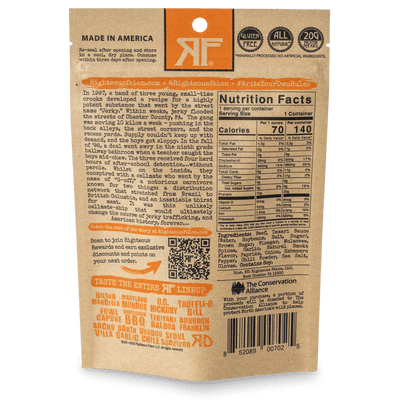 Righteous Felon Habanero Escobar Beef Jerky 2oz