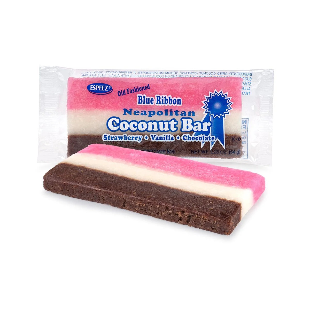 NEAPOLITAN COCONUT BAR X 2