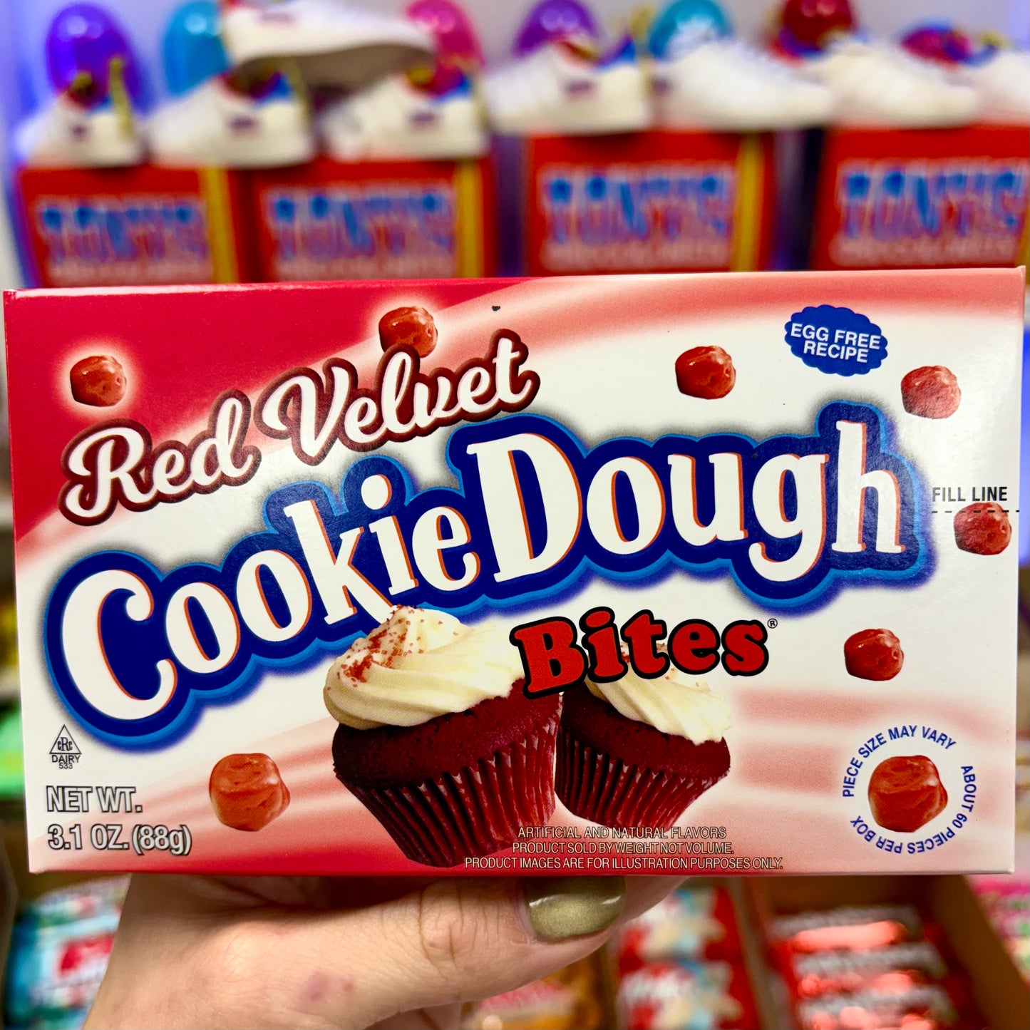 COOKIE DOUGH BITES - RED VELVET MOVIE THEATER BOX