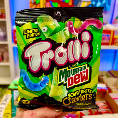TROLLI MOUNTAIN DEW SOUR BRITE CRAWLERS