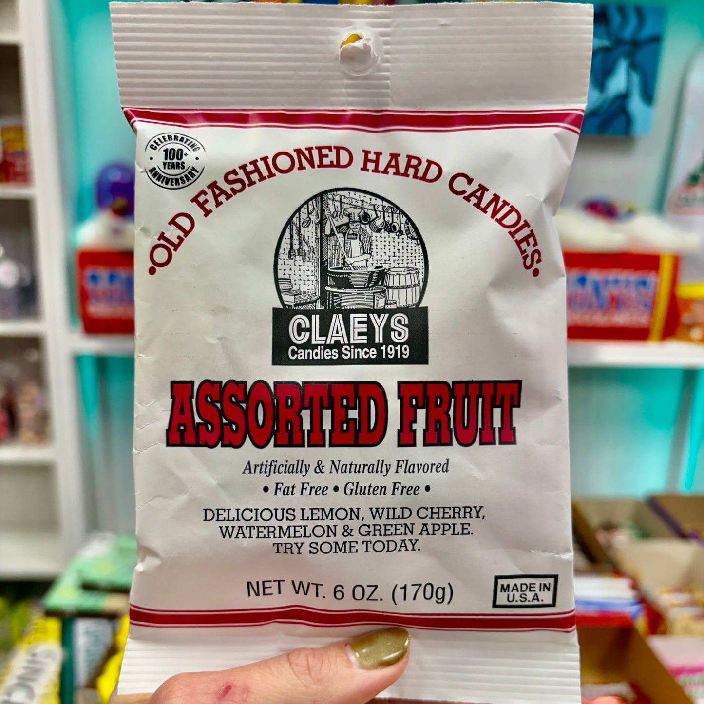 CLAEYS ASSORTED FRUIT OLD FASHIONED HARD CANDIES