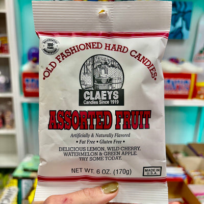 CLAEYS ASSORTED FRUIT OLD FASHIONED HARD CANDIES