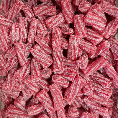 SOUR JUICY FILLED RED LICORICE TWISTS