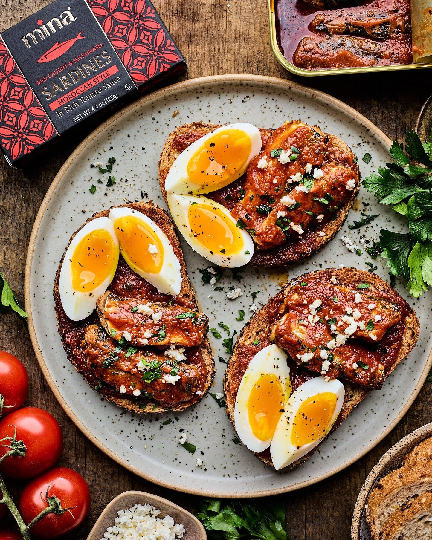 SARDINES MOROCCAN STYLE IN RICH TOMATO SAUCE