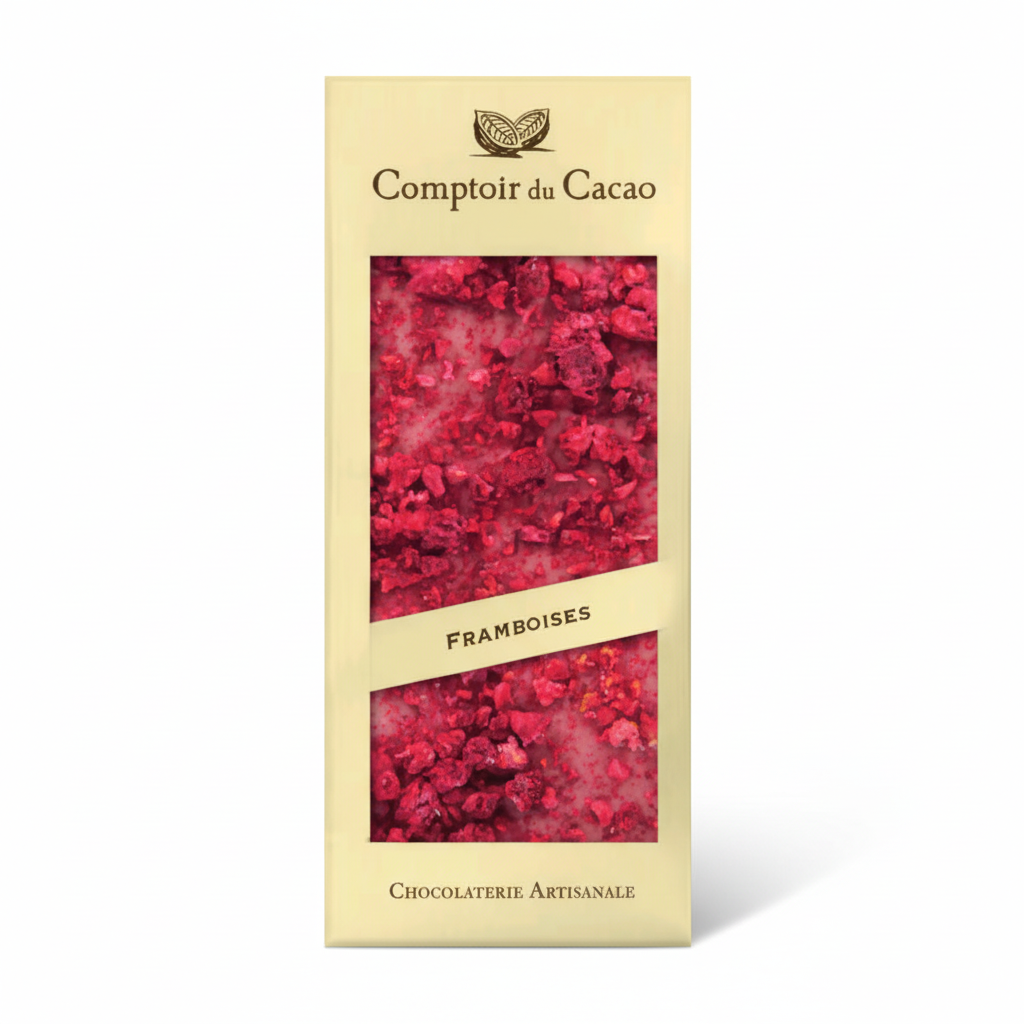 RUBY CHOCOLATE BAR w/ RASPBERRIES