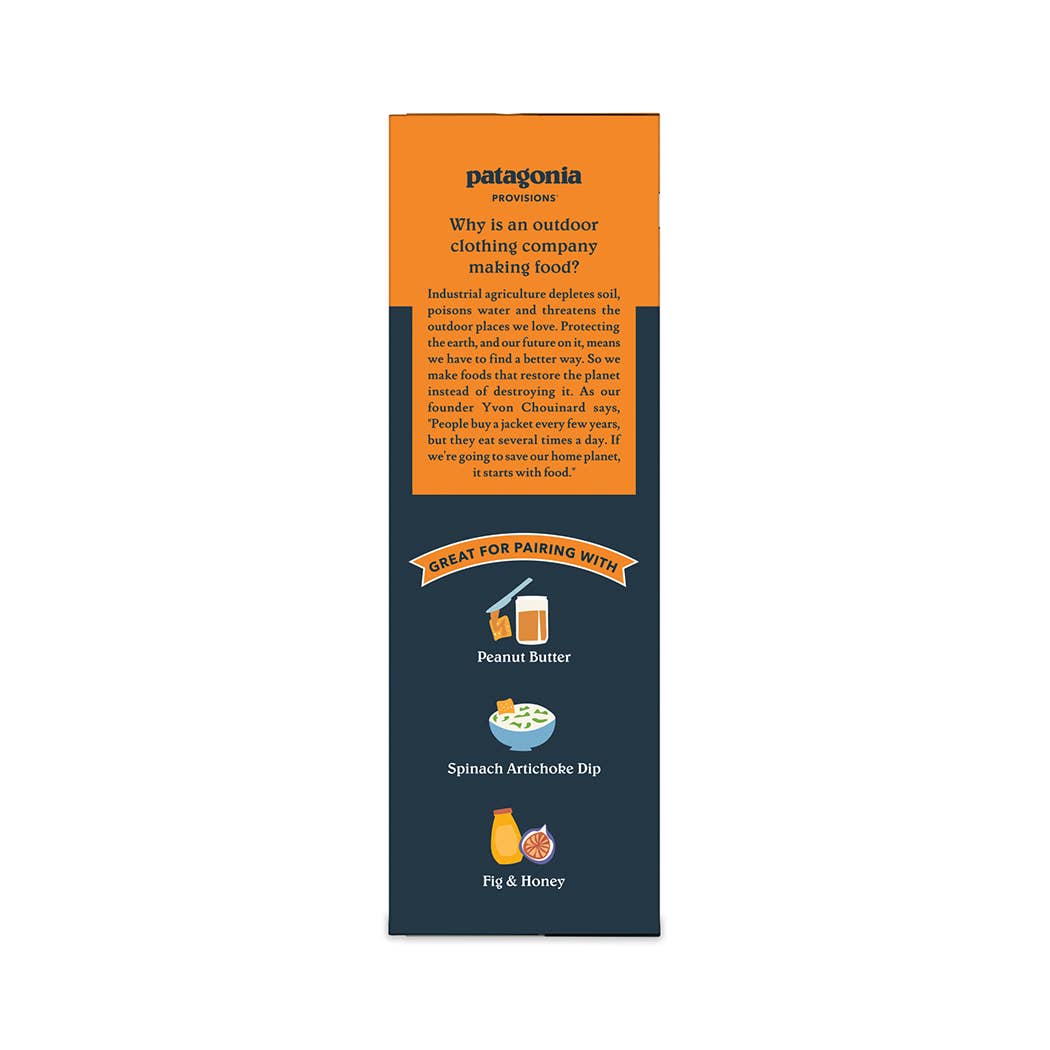PATAGONIA ORGANIC CRACKERS TOASTED CHEEZE