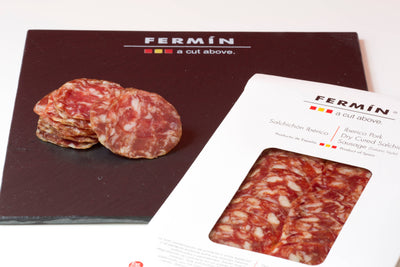 Fermin Iberico Salchichon sliced