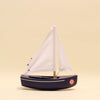 Maison Tirot - Toy Boat - Le Sloop: Grey Green