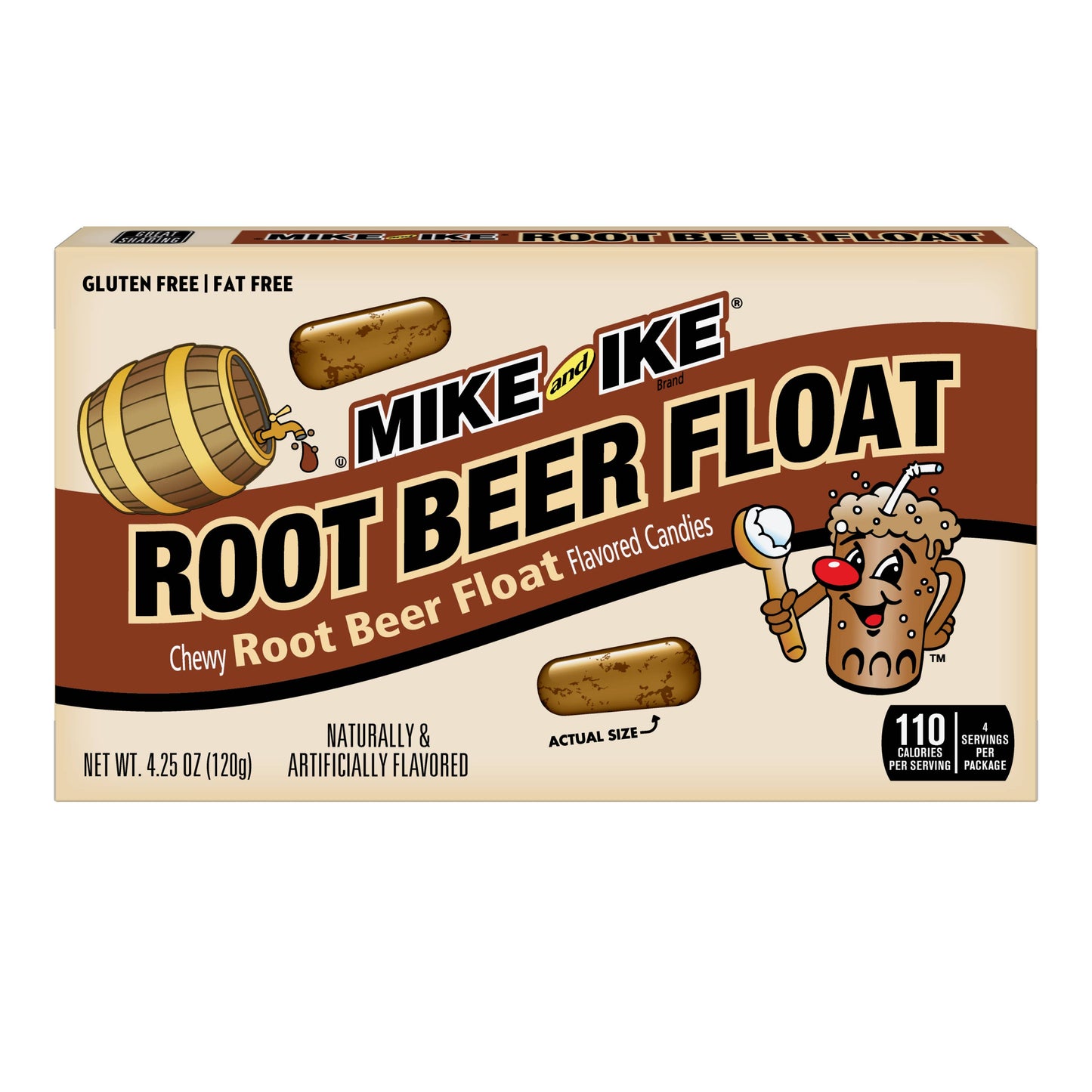 MIKE AND IKE ROOT BEER FLOAT MOVIE THEATER BOX