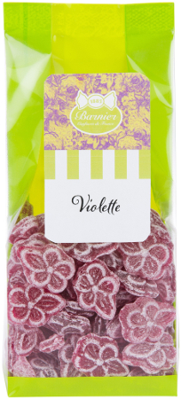 Barnier · Violet frosted candies sachet