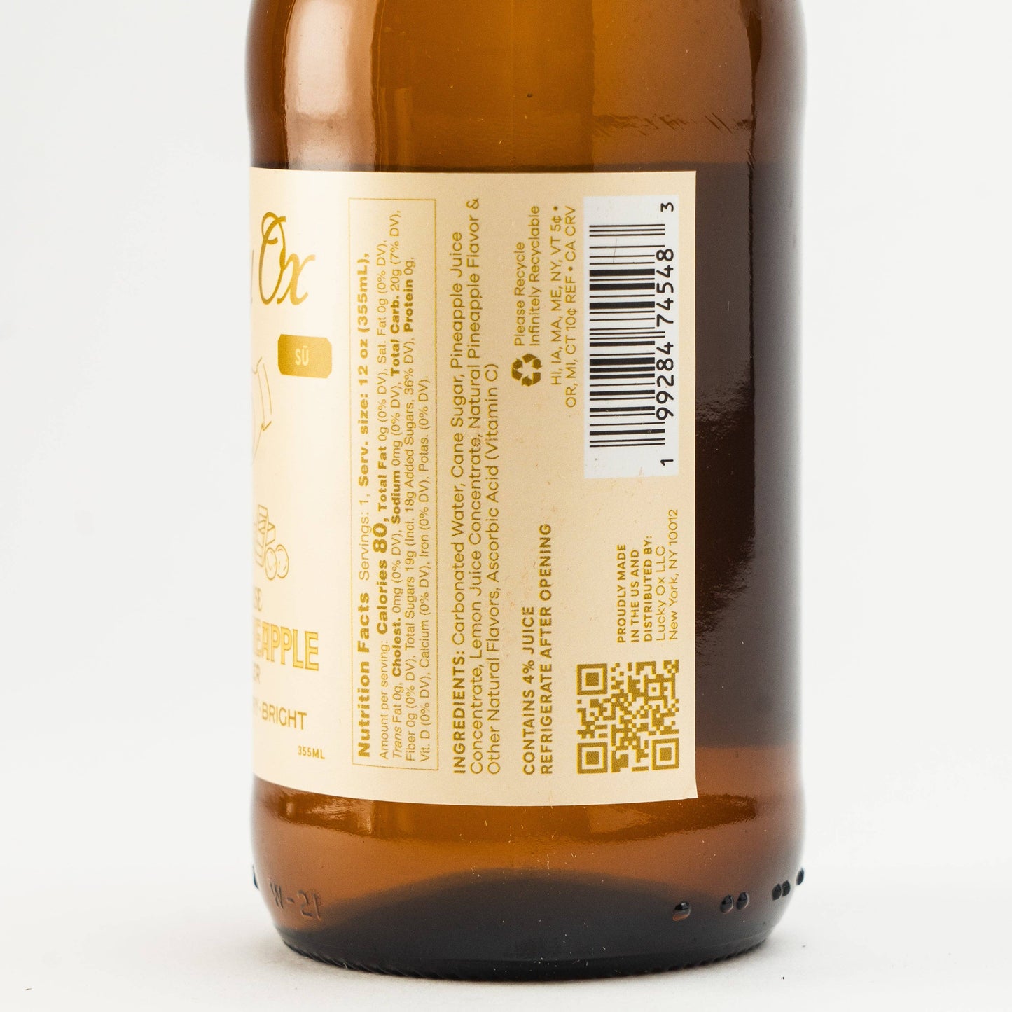 Lucky Ox Taiwanese Roasted Pineapple bottle