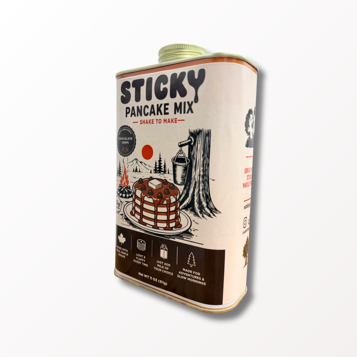 Sticky Chocolate Chip Pancake Mix