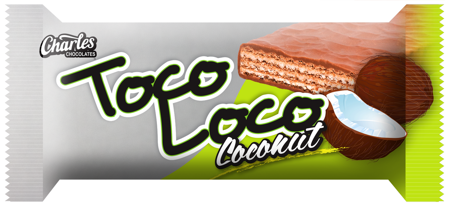 TOCO LOCO COCONUT WAFER BAR TRINIDAD