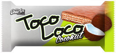 TOCO LOCO COCONUT WAFER BAR TRINIDAD