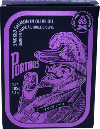 PORTHOS SMOKED SALMON IN OLIVE OIL