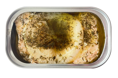 COLE’S SMOKED SALMON WITH LEMON, DILL & EVOO