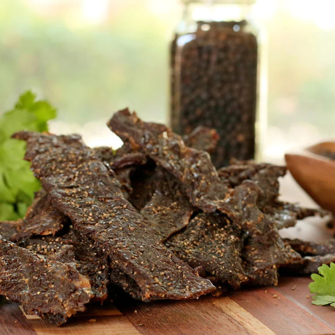 MAHOGANY PEPPER BRISKET JERKY