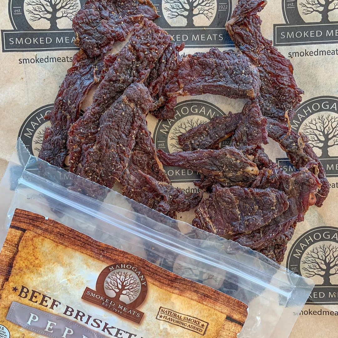 MAHOGANY PEPPER BRISKET JERKY