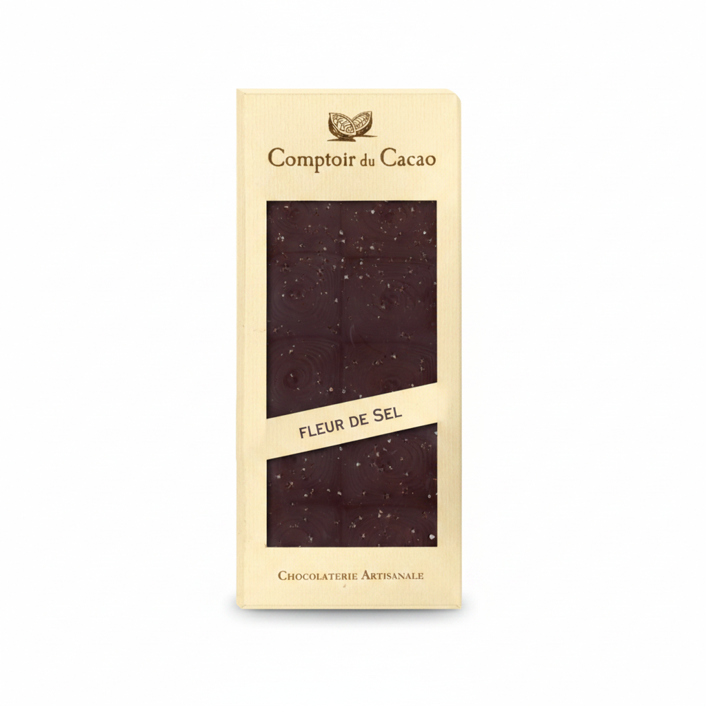 DARK CHOCOLATE BAR w/ GUÉRANDE SEA SALT