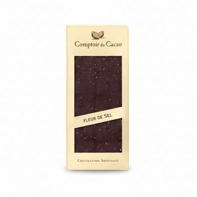 DARK CHOCOLATE BAR w/ GUÉRANDE SEA SALT