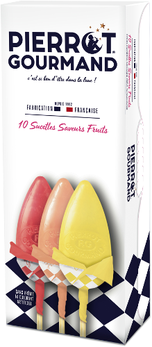 PIERROT GOURMAND · MIXED FRUIT LOLLIPOPS