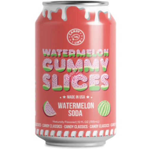 CANDY LIPS WATERMELON GUMMY SLICES SODA