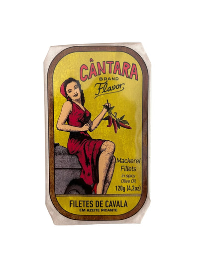 Cantara Mackerel fillets in spicy olive oil