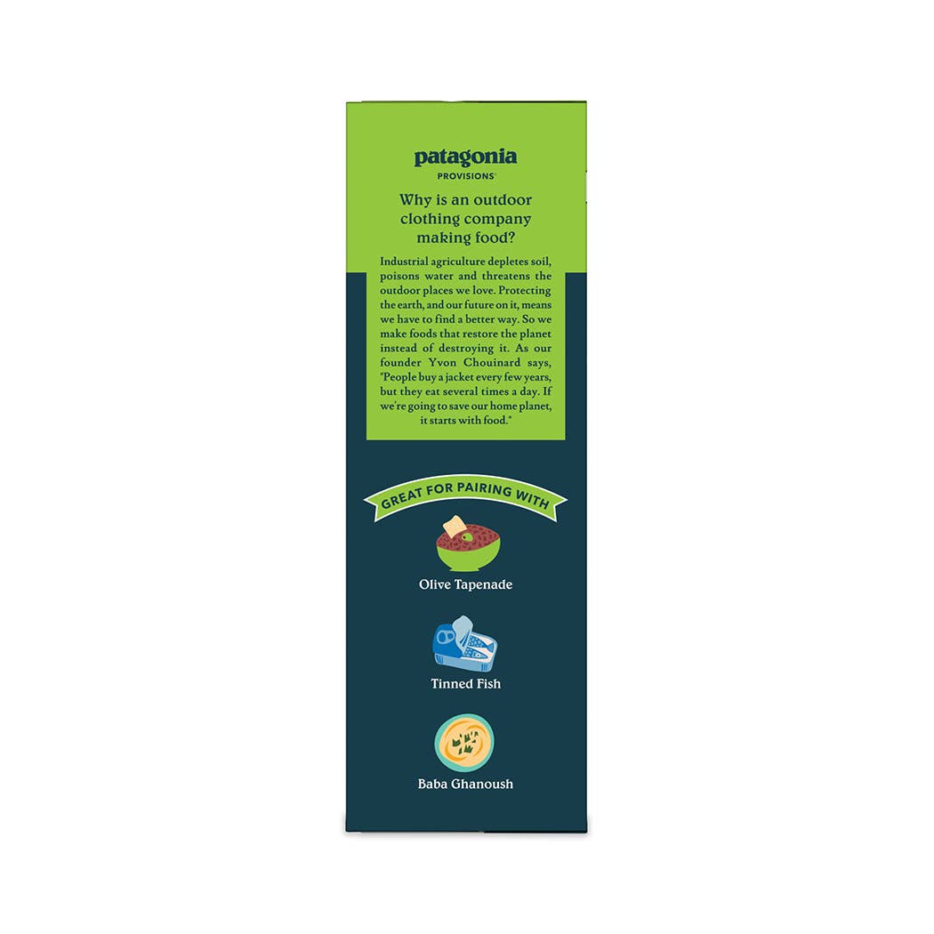 PATAGONIA ORGANIC CRACKERS ROSEMARY GARLIC