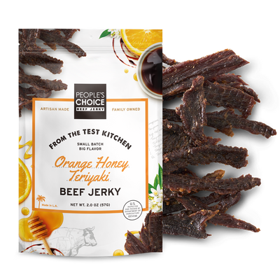 Peoples Choice- Orange Honey Teriyaki Beef Jerky 2.0oz