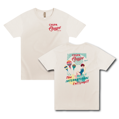 CHUPA CHUPS INTERNATIONAL LOLLIPOP PIN-UP T-SHIRT