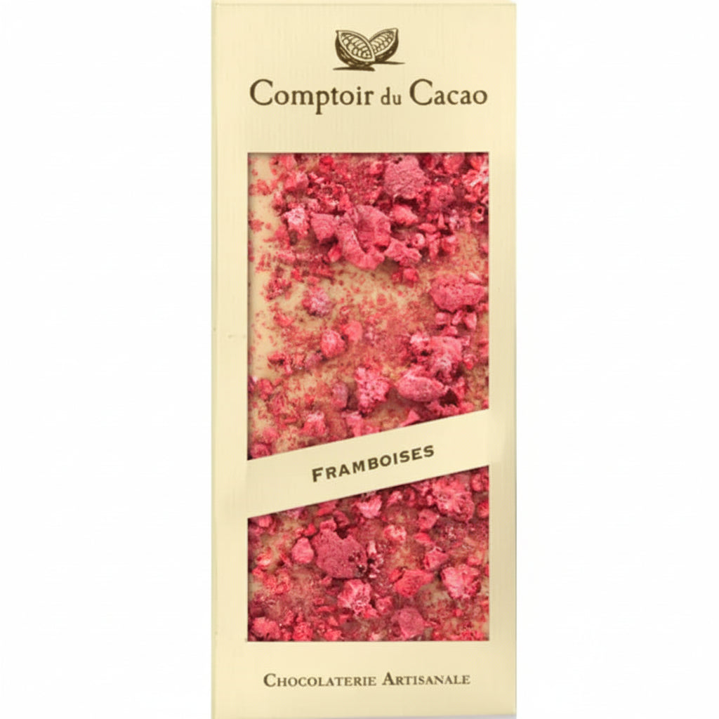 BLOND CHOCOLATE BAR w/ RASPBERRY