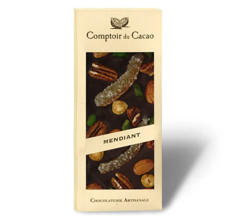 MILK CHOCOLATE BAR w/ MENDIANTS