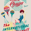 CHUPA CHUPS INTERNATIONAL LOLLIPOP PIN-UP T-SHIRT