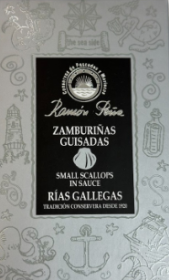 Ramon Pena Small Scallops in Sauce - Zamburinas