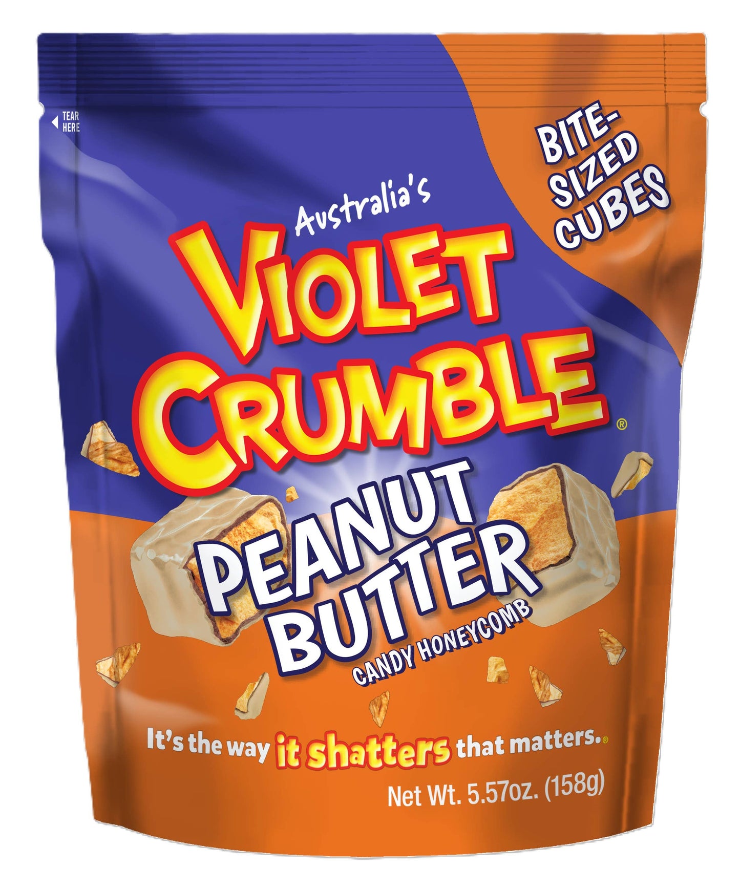 VIOLET CRUMBLE PEANUT BUTTER BITES 5.57 OZ