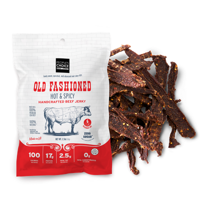 Peoples Choice - Dry Style - Hot & Spicy Beef Jerky 2.5oz