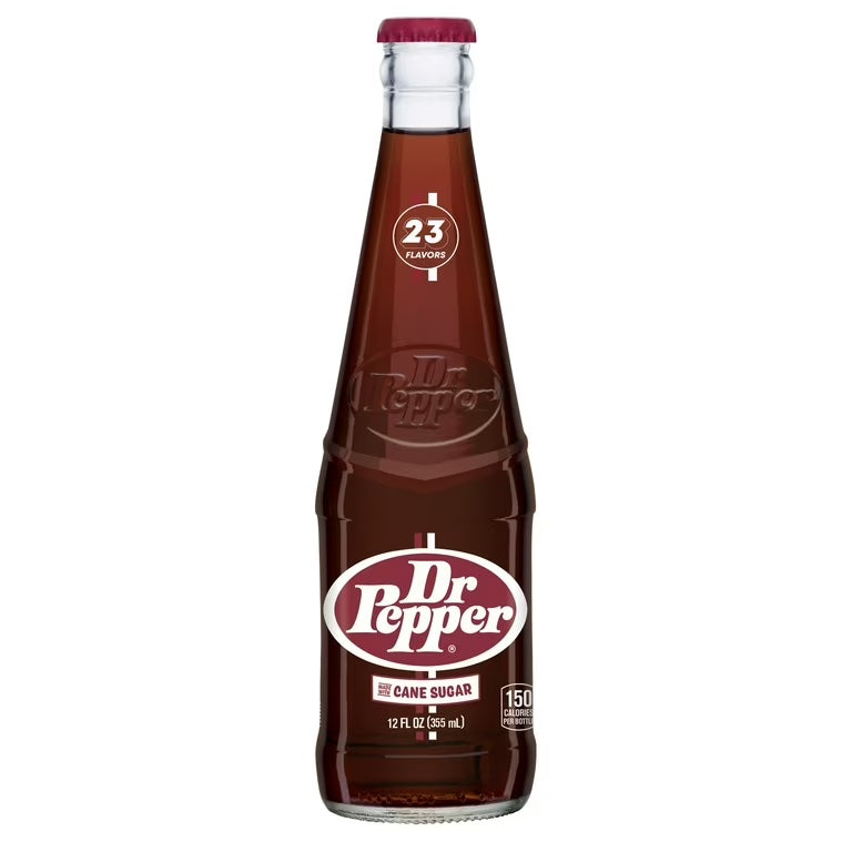 Dr. Pepper 12oz Glass Bottle